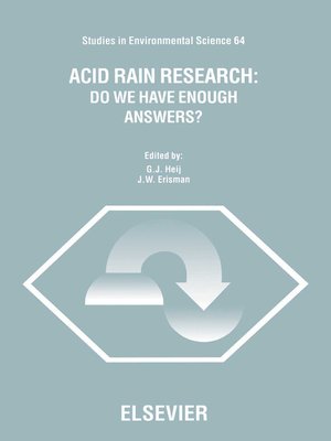 cover image of Acid Rain Research